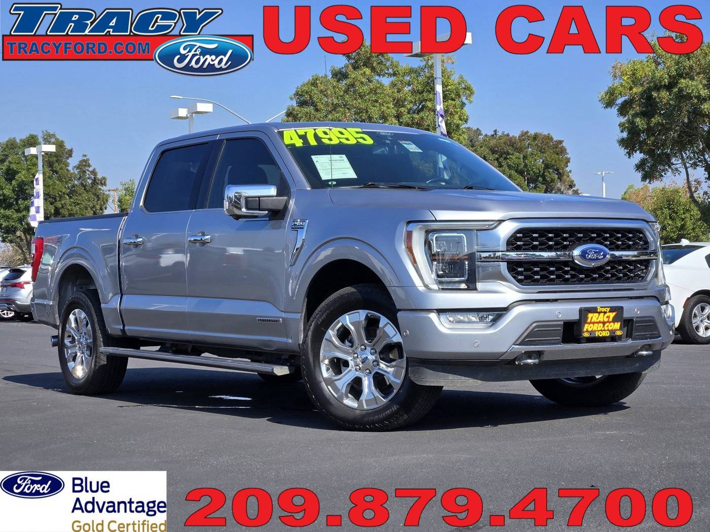 2021 Ford F-150 Platinum — Pickup Truck — 75,105 mi — Tracy, CA