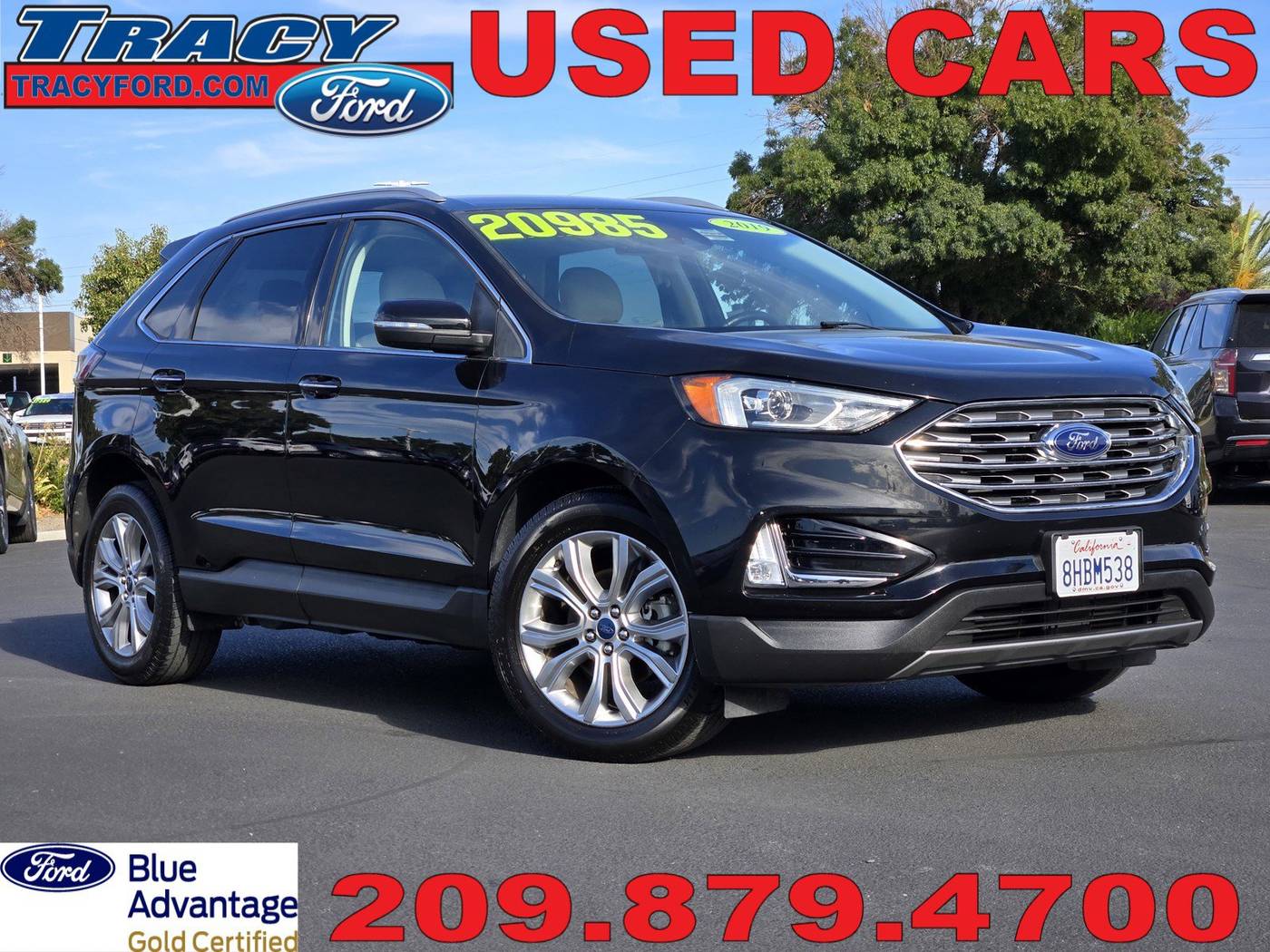 2019 Ford Edge Titanium — SUV — 46,573 mi — Tracy, CA