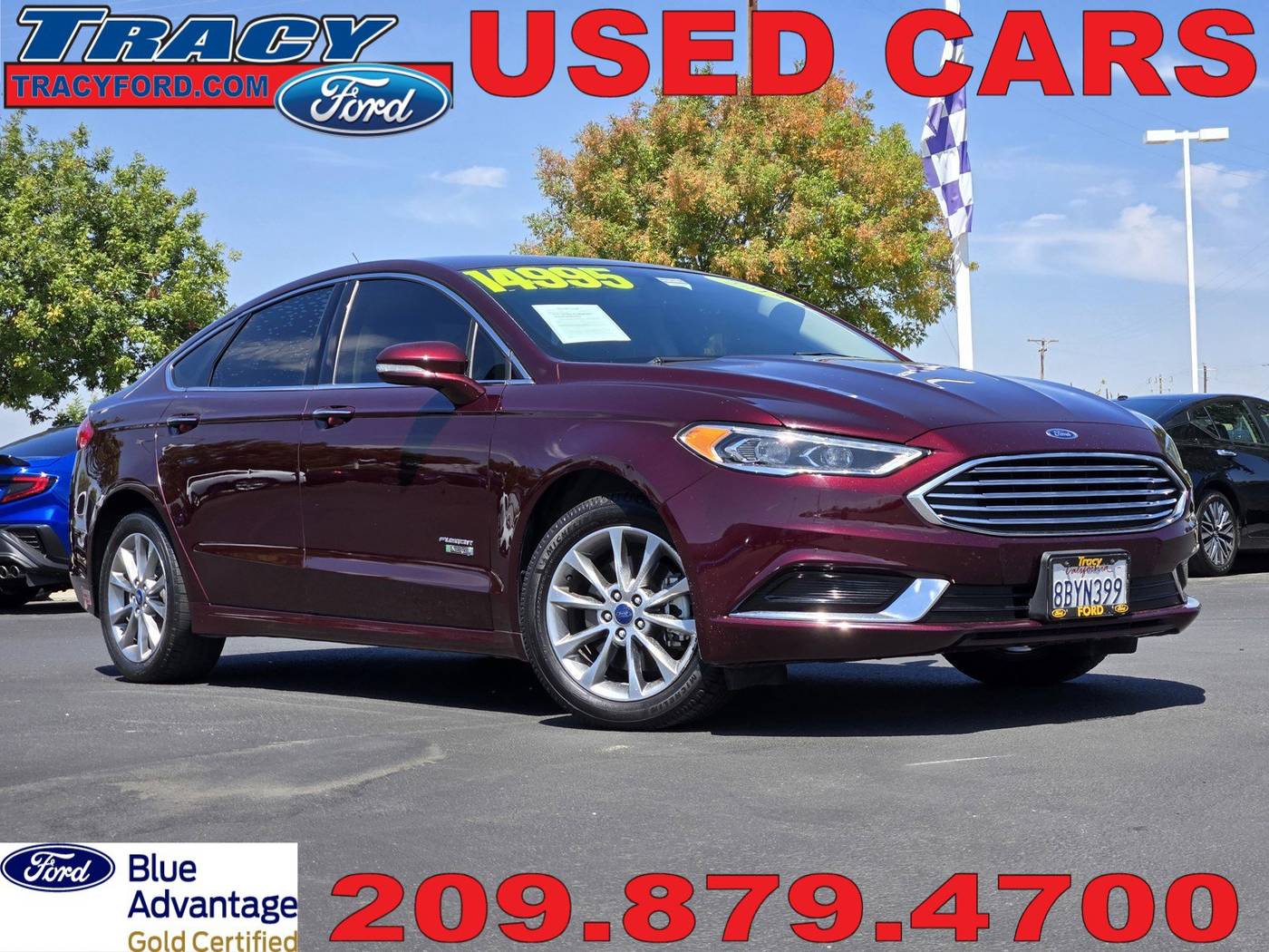 2018 Ford Fusion Energi SE — Sedan — 105,903 mi — Tracy, CA