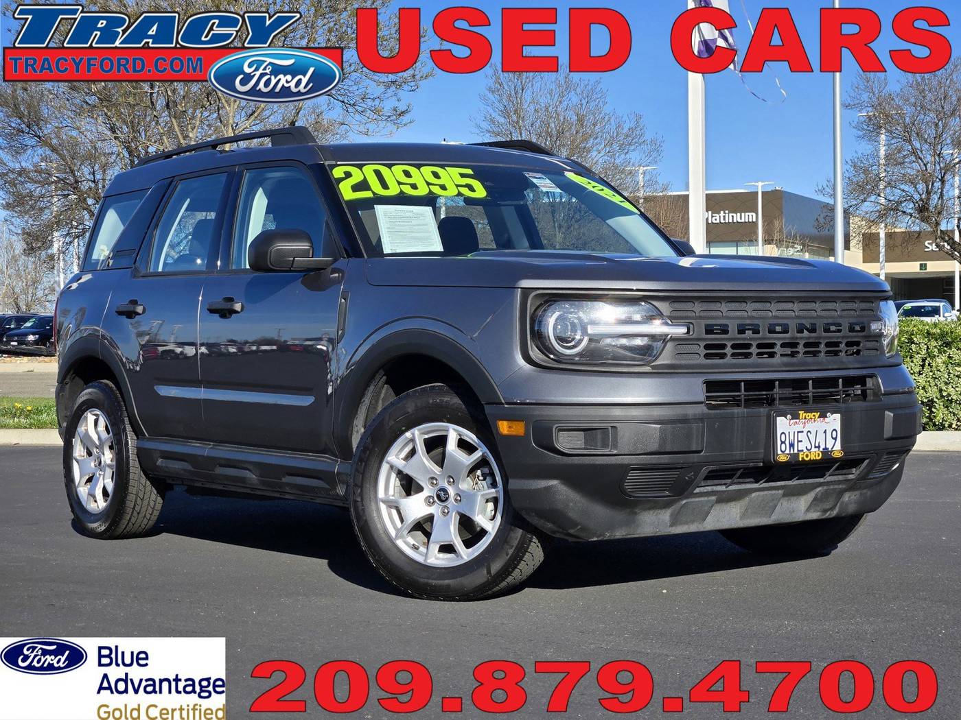 2021 Ford Bronco Sport Base — SUV — 65,336 mi — Tracy, CA