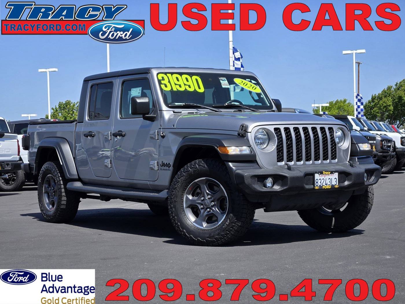 2020 Jeep Gladiator Sport S — Pickup Truck — 54,746 mi — Tracy, CA