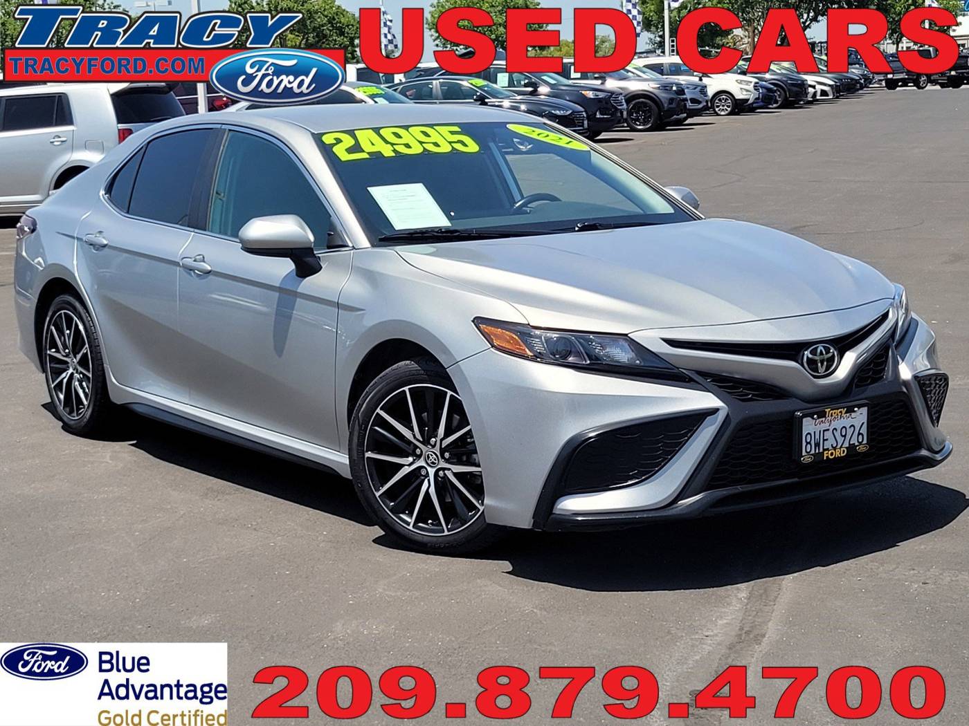 2021 Toyota Camry SE — Sedan — 56,513 mi — Tracy, CA