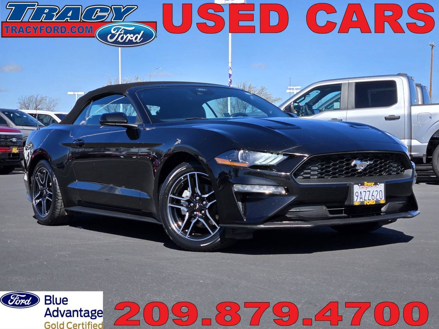 2022 Ford Mustang EcoBoost Premium — Convertible — 69,791 mi — Tracy, CA