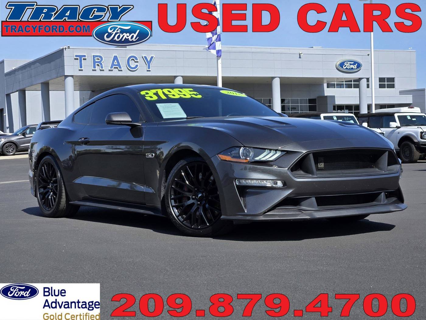 2018 Ford Mustang GT Premium — Coupe — 45,683 mi — Tracy, CA