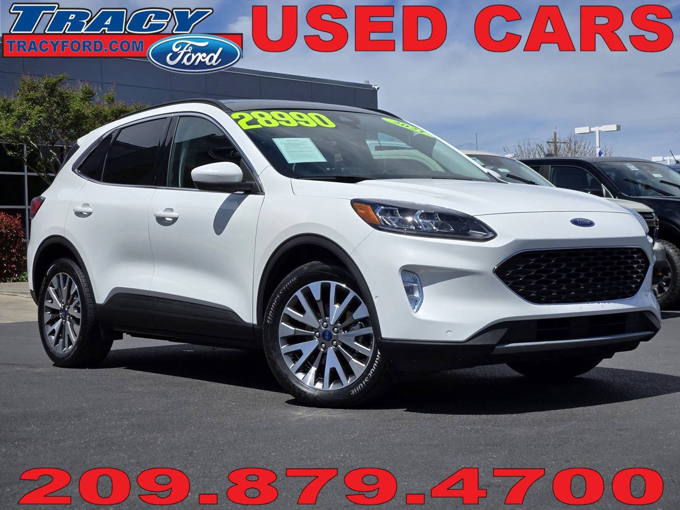 2021 Ford Escape Titanium Hybrid — SUV — 27,813 mi — Tracy, CA