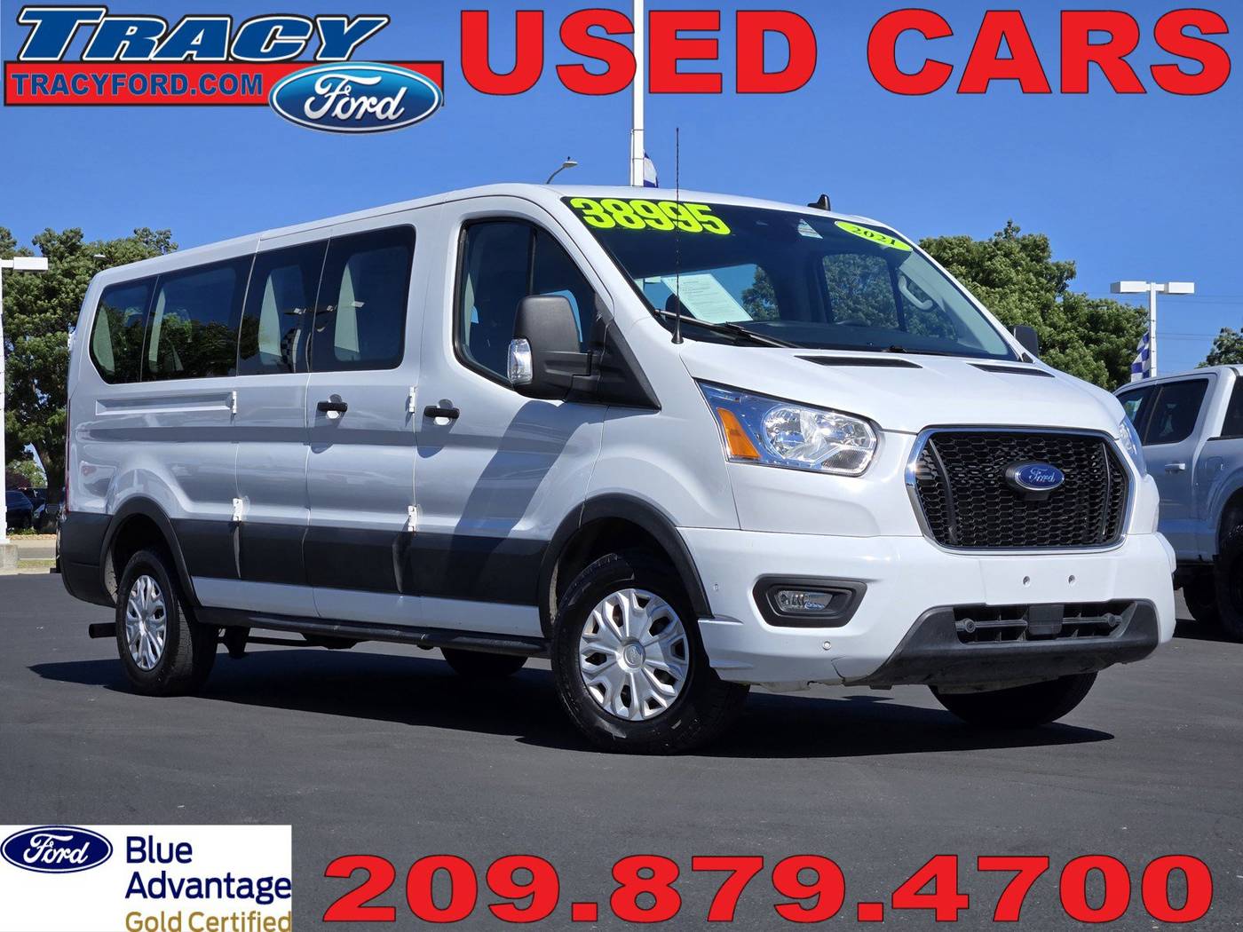 2021 Ford Transit Passenger Wagon T-350 XL — Passenger Van — 66,109 mi — Tracy, CA
