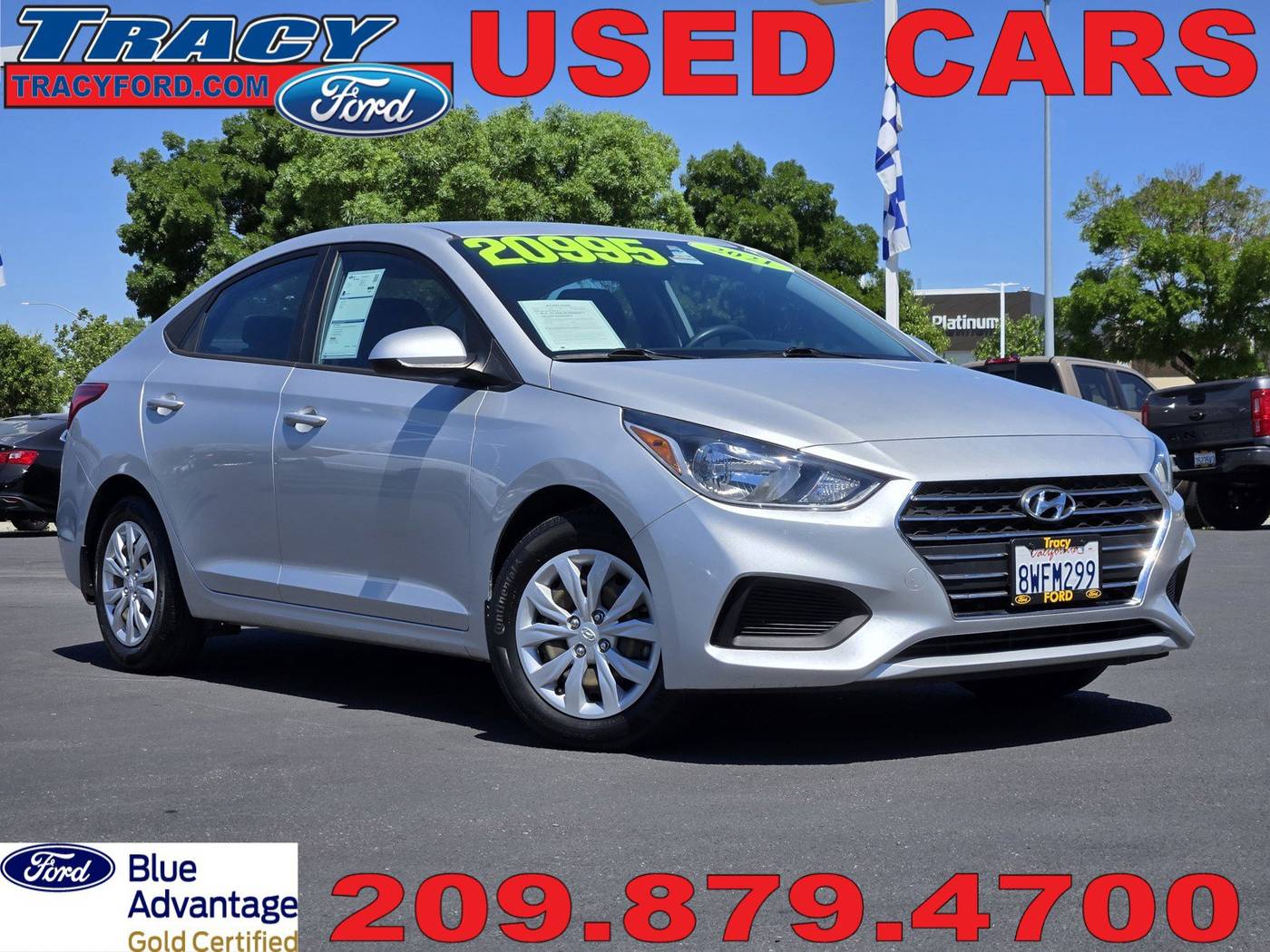 2021 Hyundai Accent SE — Sedan — 26,154 mi — Tracy, CA