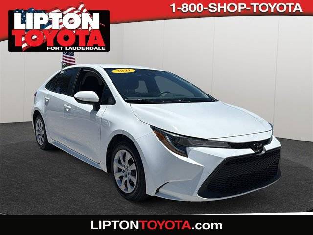 2021 Toyota Corolla LE — Sedan — 54,425 mi — Fort Lauderdale, FL