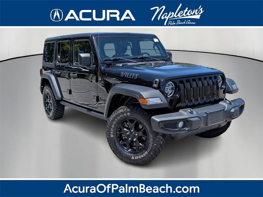 2021 Jeep Wrangler Willys — SUV — 33,131 mi — West Palm Beach, FL