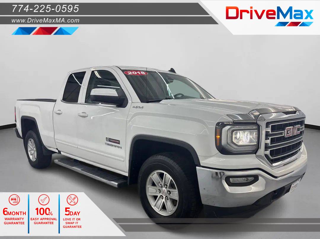 2018 GMC Sierra 1500 SLE — Pickup Truck — 74,094 mi — West Bridgewater, MA