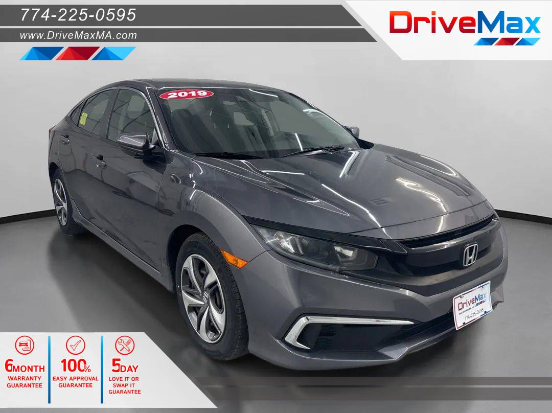 2019 Honda Civic LX — Sedan — 55,367 mi — West Bridgewater, MA