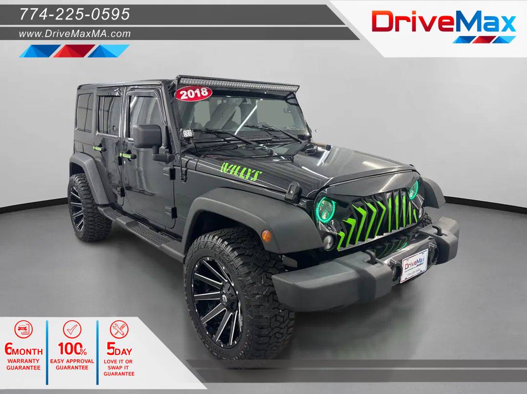 2018 Jeep Wrangler Willys Wheeler W — SUV — 73,459 mi — West Bridgewater, MA