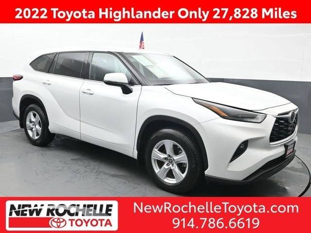 2022 Toyota Highlander LE — SUV — 27,734 mi — New Rochelle, NY