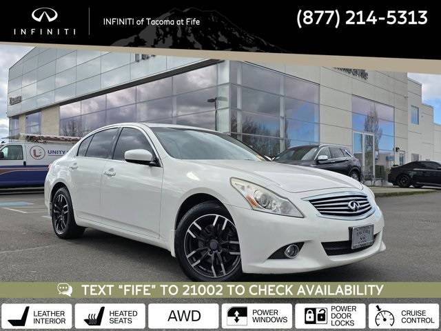 2013 INFINITI G G37x — Sedan — 120,458 mi — Tacoma, WA