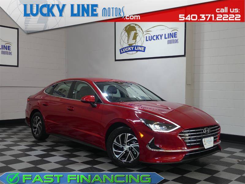 2021 Hyundai Sonata Hybrid Blue — Sedan — 30,898 mi — Fredericksburg, VA