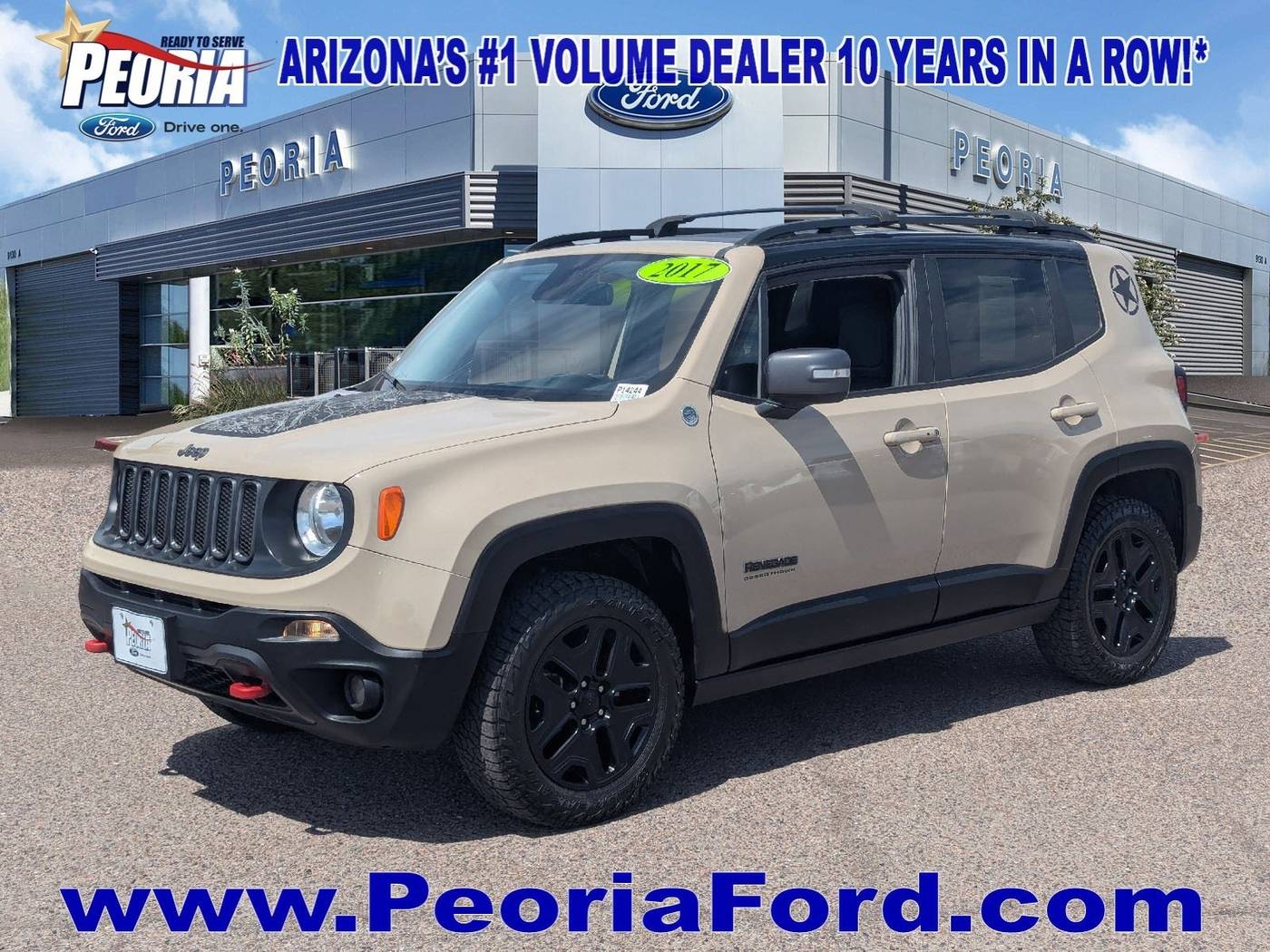 2017 Jeep Renegade Deserthawk — SUV — 76,658 mi — Peoria, AZ