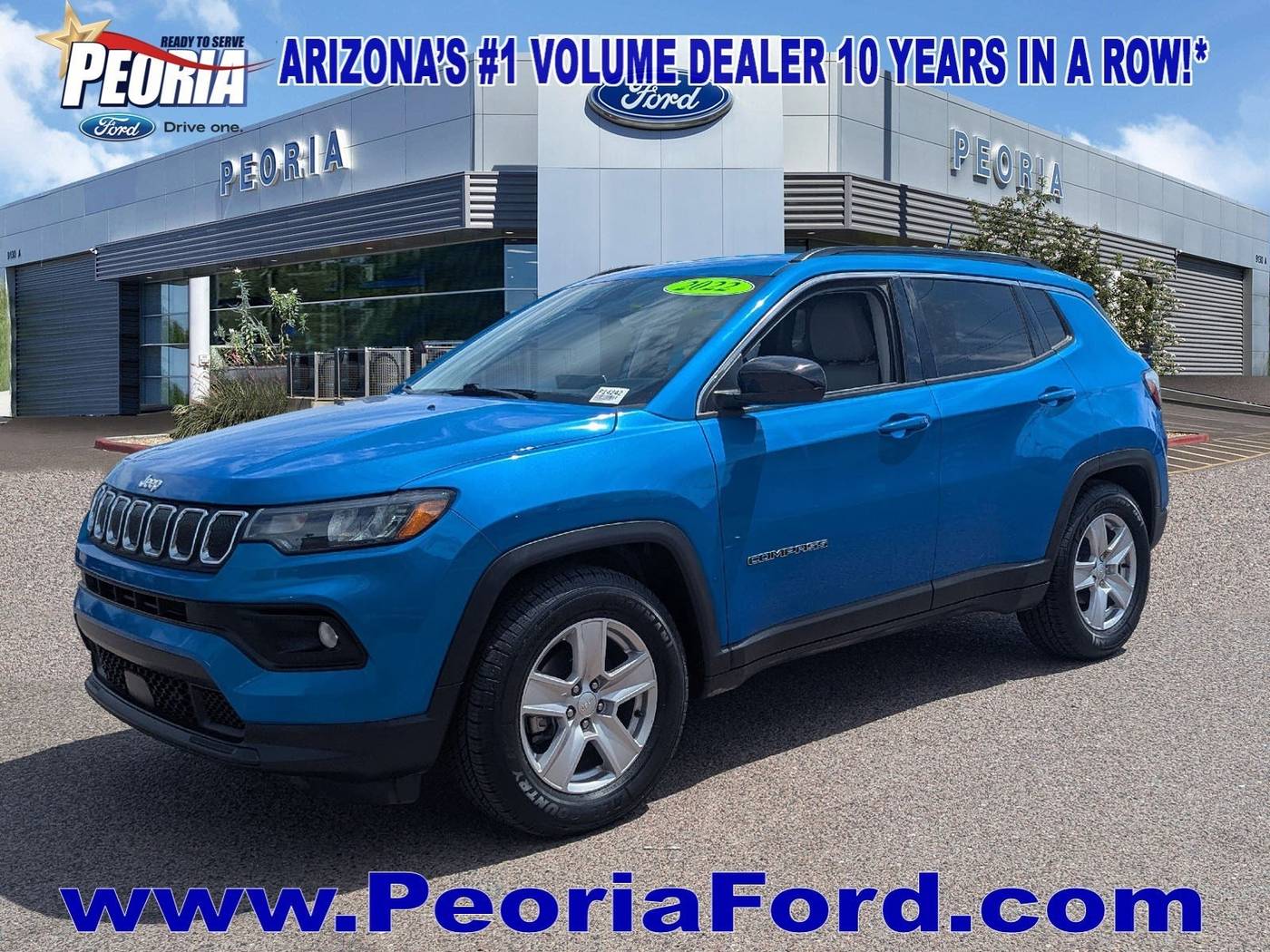 2022 Jeep Compass Latitude — SUV — 34,126 mi — Peoria, AZ