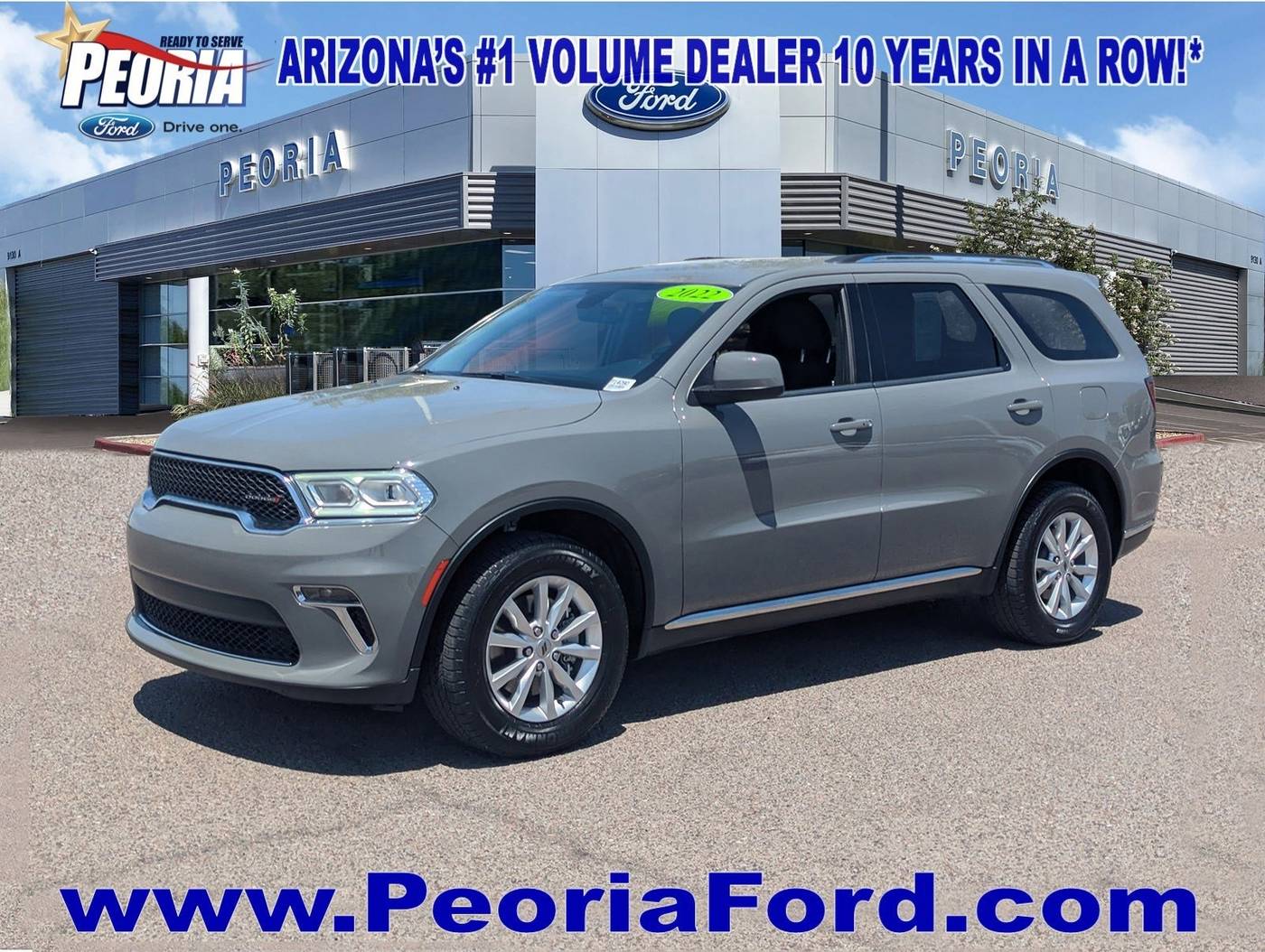 2022 Dodge Durango SXT — SUV — 58,295 mi — Peoria, AZ