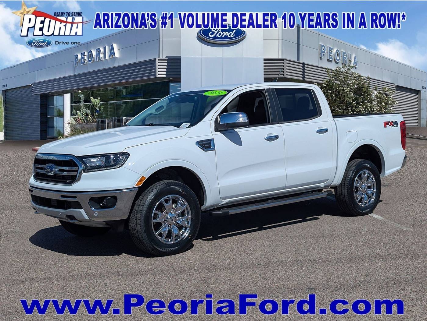 2021 Ford Ranger Lariat — Pickup Truck — 47,296 mi — Peoria, AZ