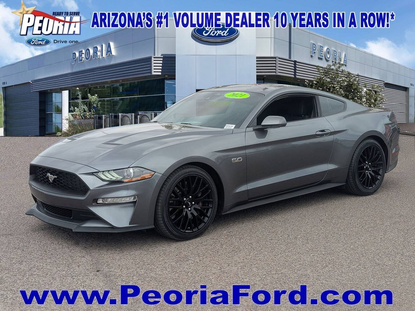 2021 Ford Mustang GT — Coupe — 59,573 mi — Peoria, AZ