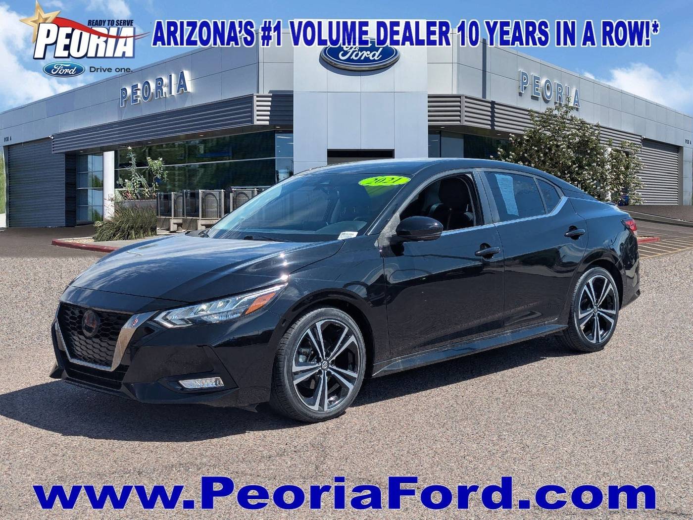 2021 Nissan Sentra SR — Sedan — 25,744 mi — Peoria, AZ