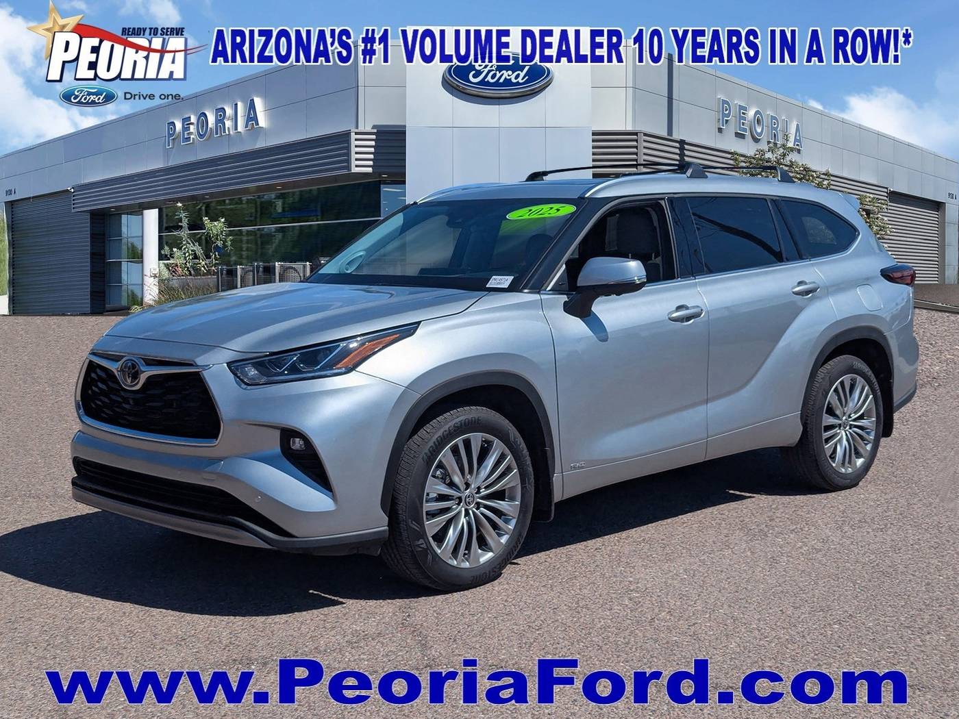2025 Toyota Highlander Hybrid Platinum — SUV — 7,277 mi — Peoria, AZ
