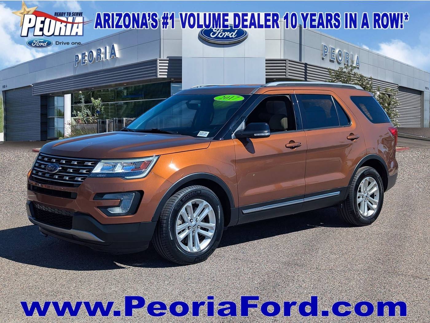 2017 Ford Explorer XLT — SUV — 92,908 mi — Peoria, AZ