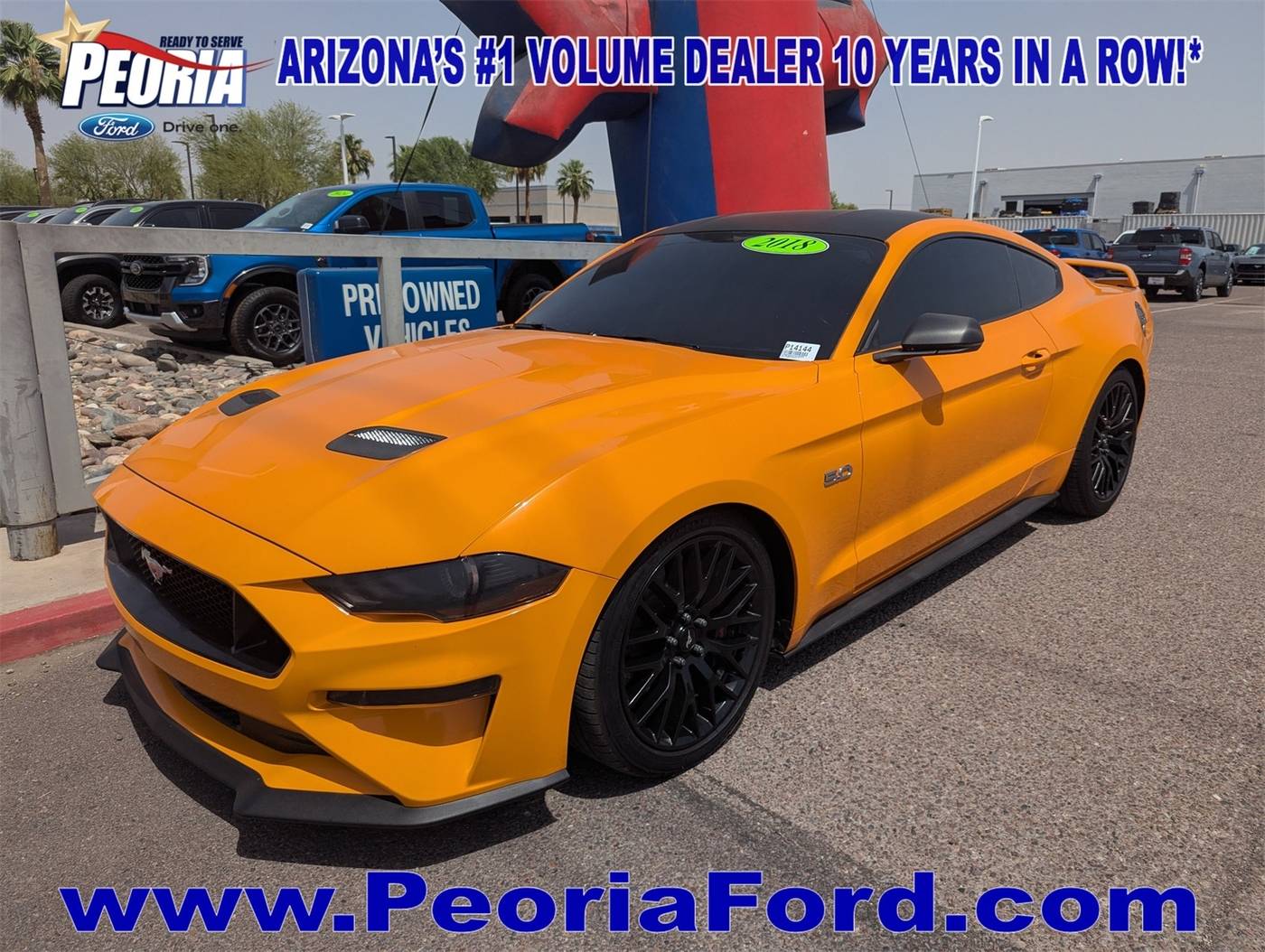 2018 Ford Mustang GT Premium — Coupe — 45,577 mi — Peoria, AZ