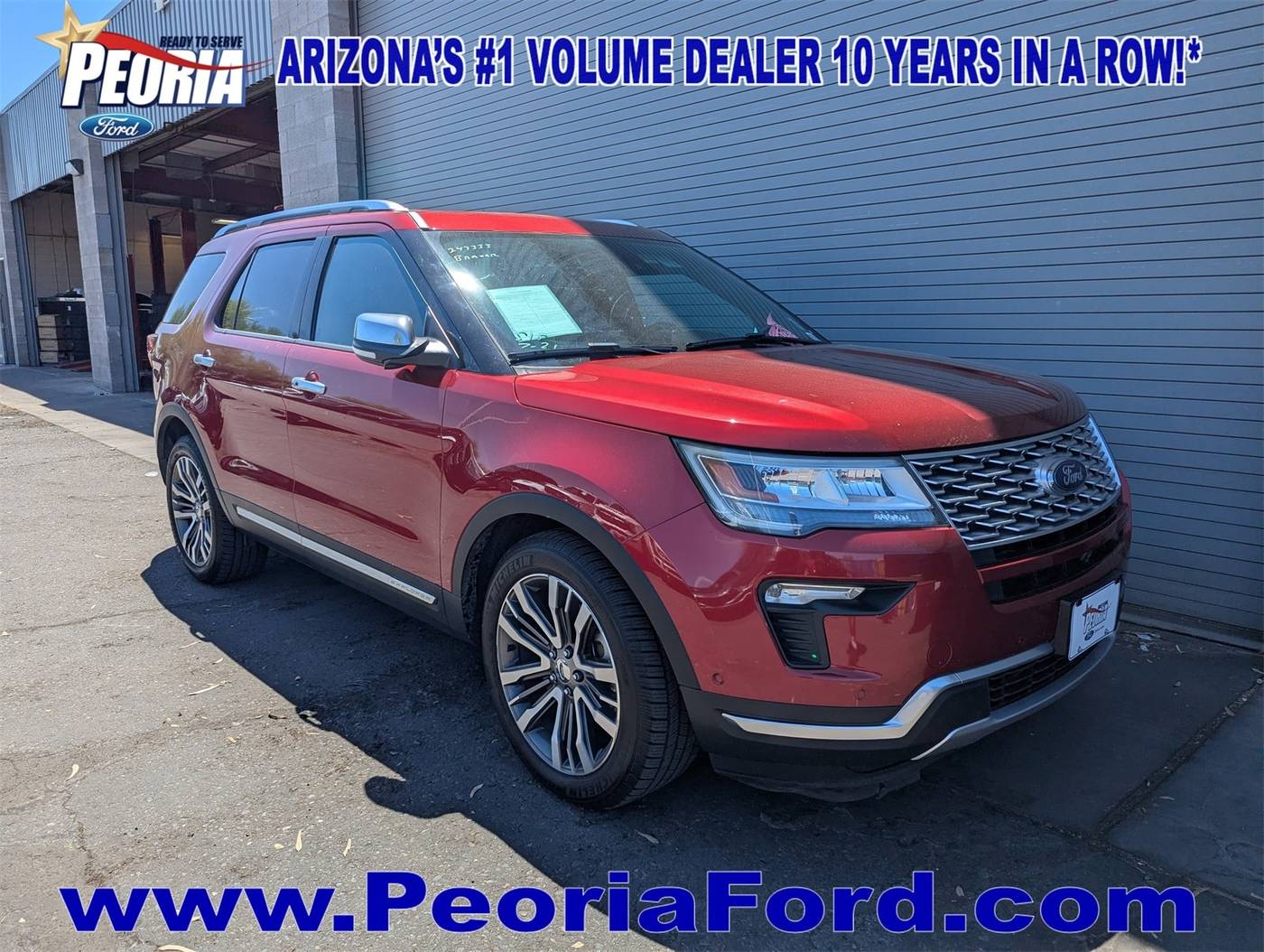 2018 Ford Explorer Platinum — SUV — 78,895 mi — Peoria, AZ