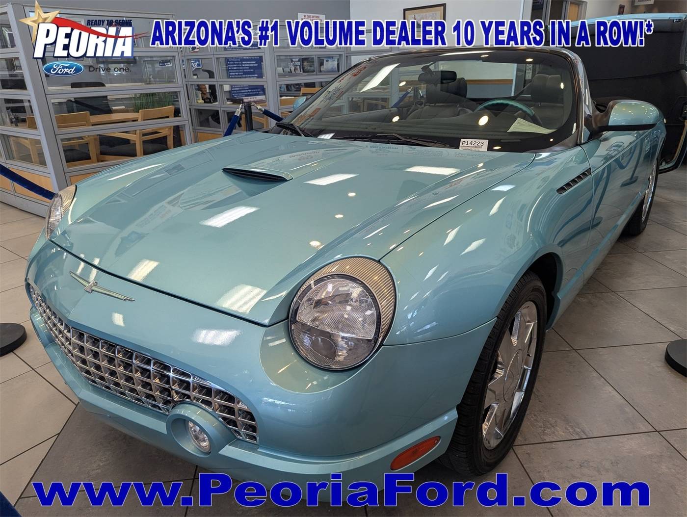 2002 Ford Thunderbird Deluxe — Convertible — 31,732 mi — Peoria, AZ