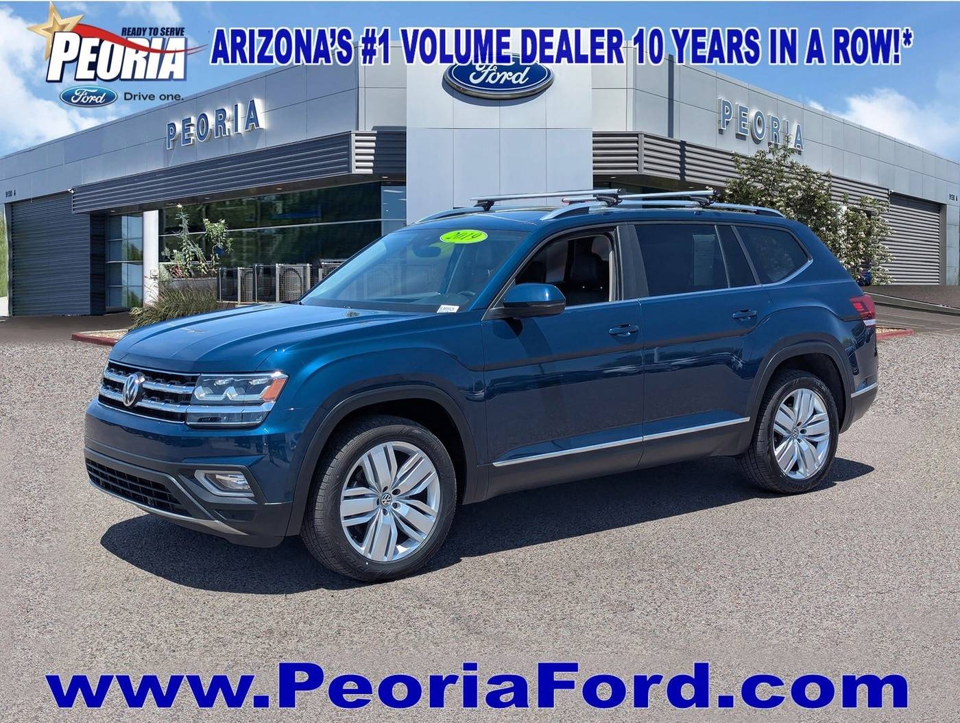 2019 Volkswagen Atlas SEL — SUV — 63,470 mi — Peoria, AZ