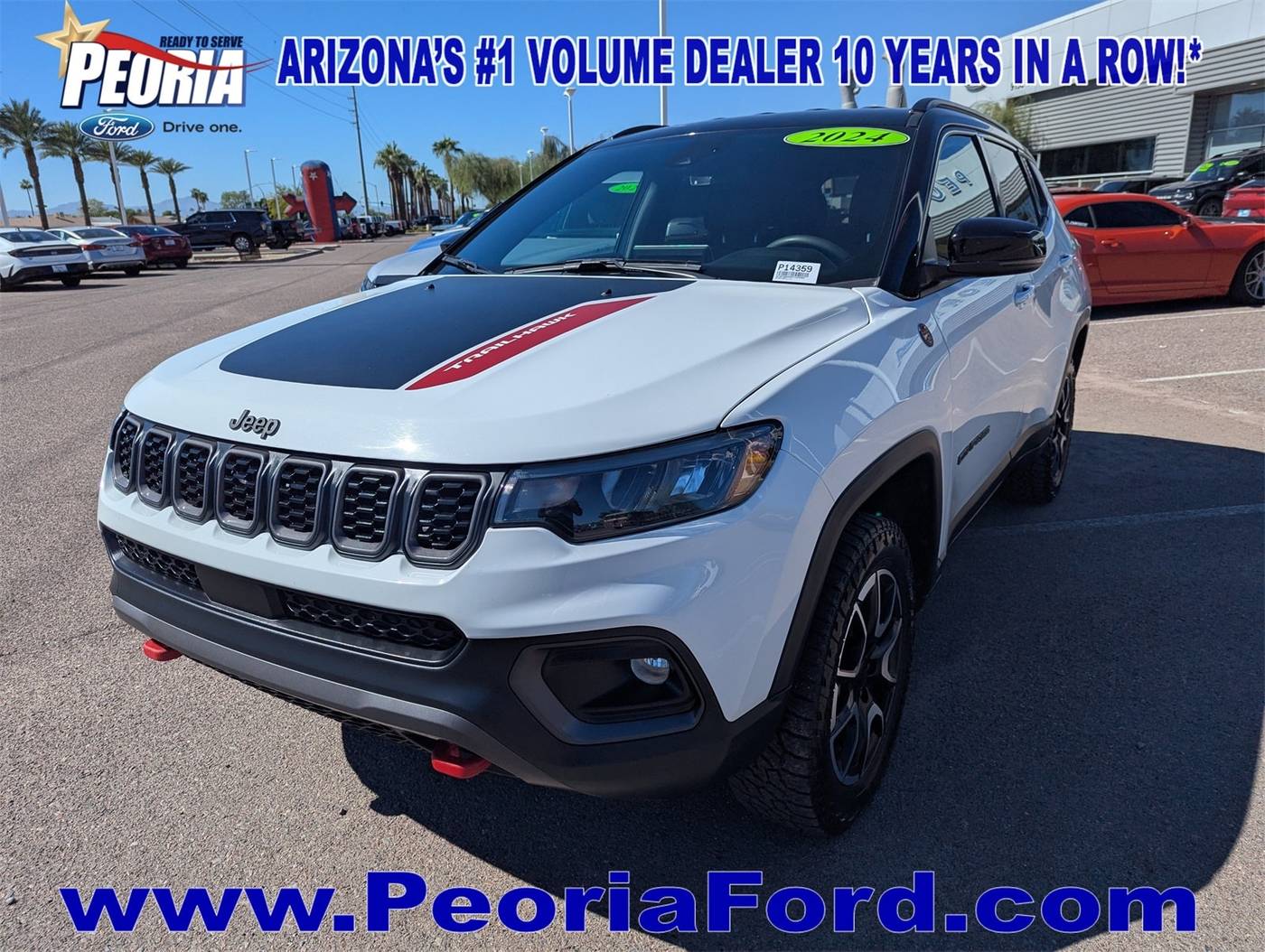 2024 Jeep Compass Trailhawk — SUV — 21,902 mi — Peoria, AZ