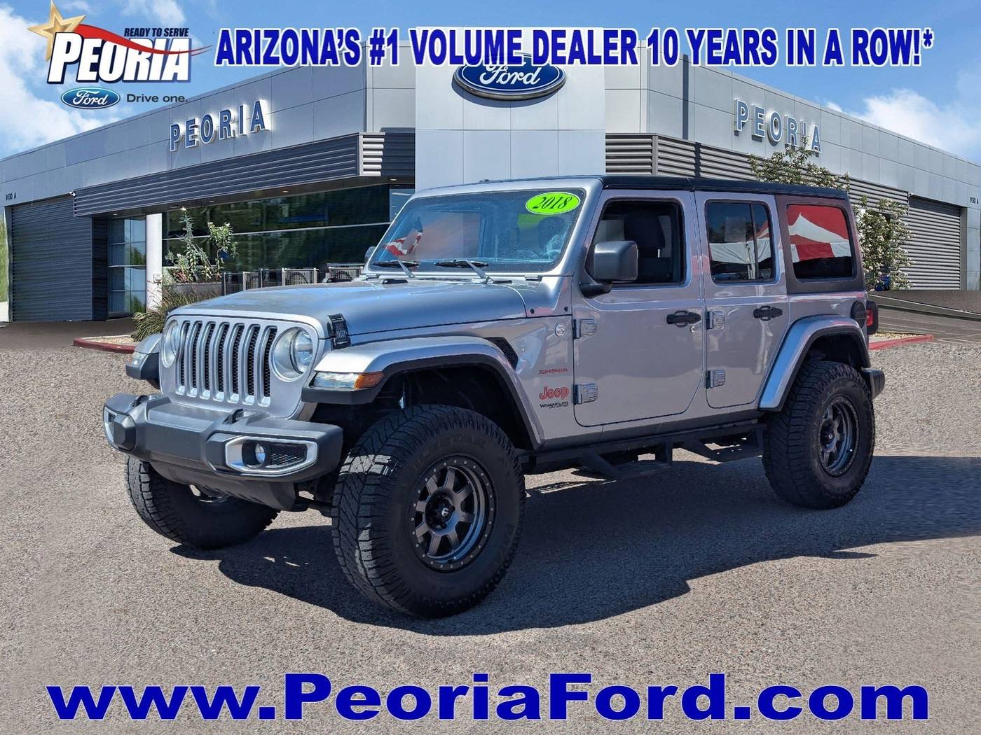 2018 Jeep Wrangler Sahara — SUV — 47,768 mi — Peoria, AZ