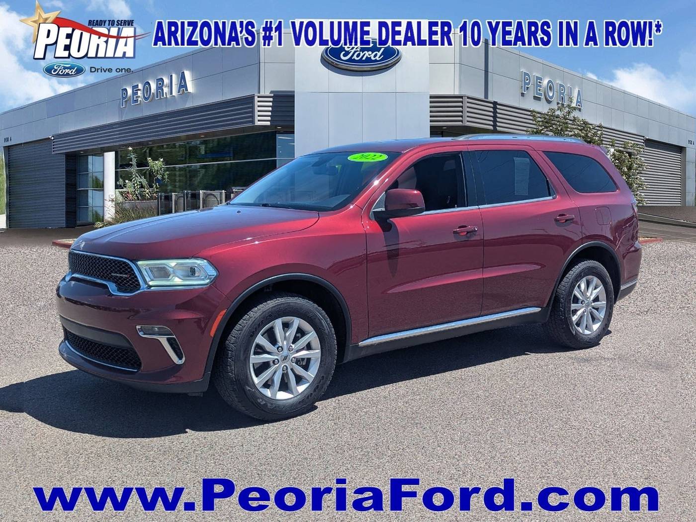 2022 Dodge Durango SXT — SUV — 65,793 mi — Peoria, AZ