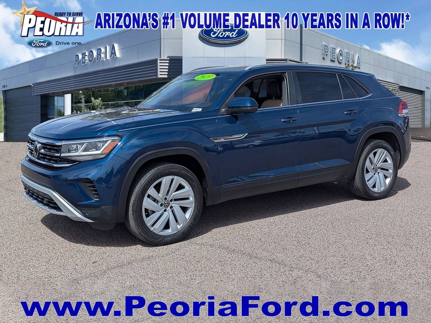 2021 Volkswagen Atlas Cross Sport SE with Technology — SUV — 51,451 mi — Peoria, AZ