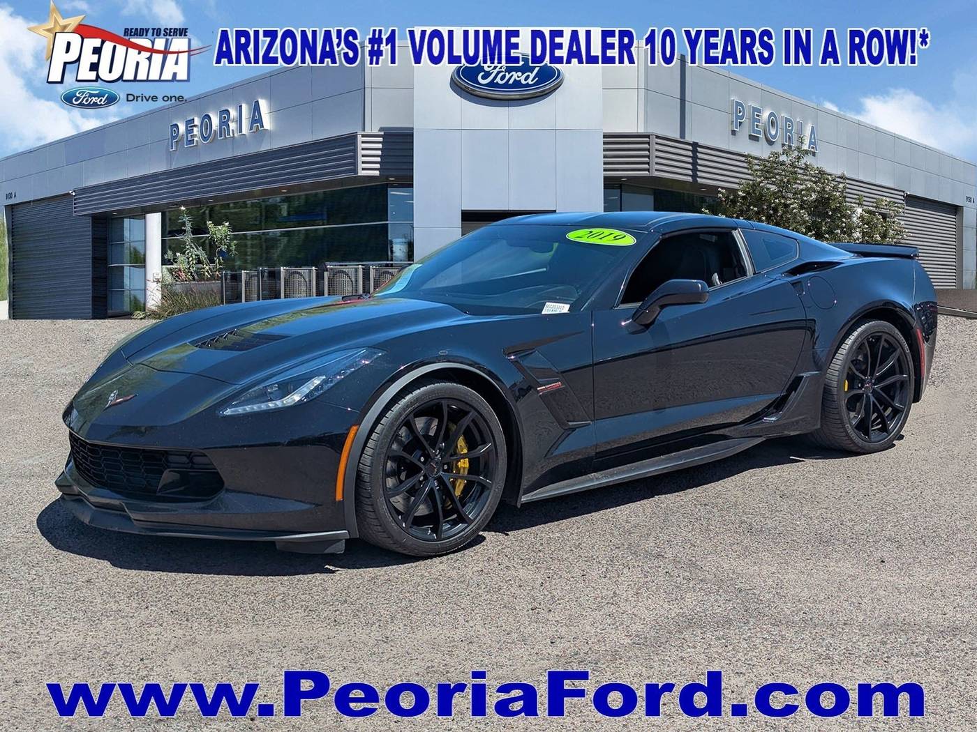 2019 Chevrolet Corvette Grand Sport 1LT — Coupe — 82,428 mi — Peoria, AZ