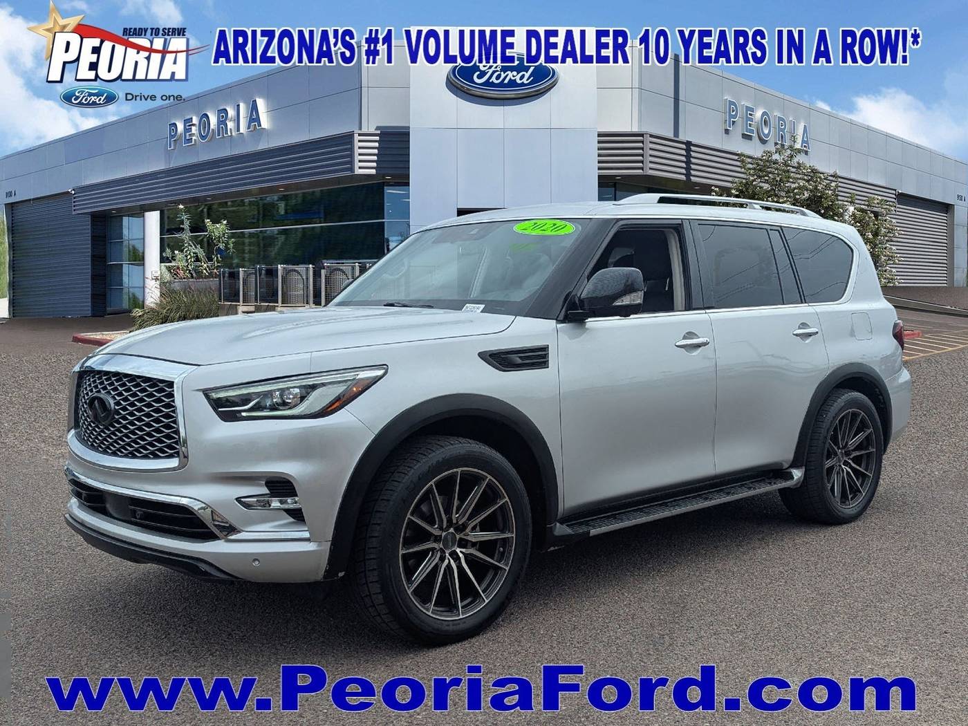 2020 INFINITI QX80 LUXE — SUV — 77,020 mi — Peoria, AZ