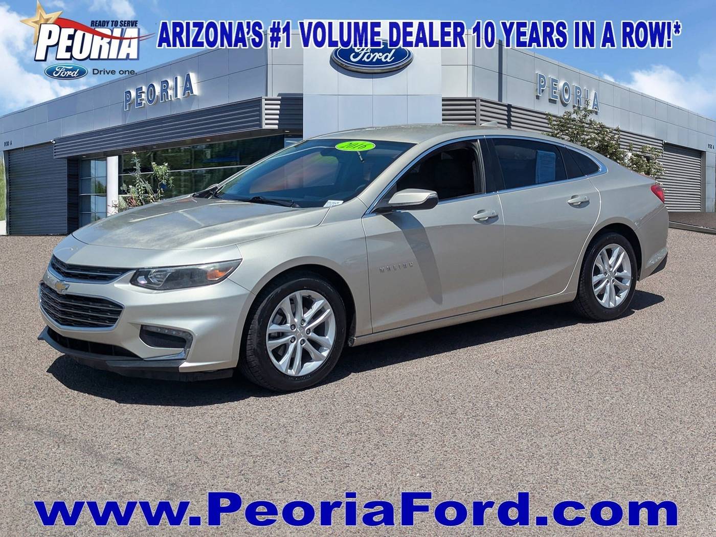 2016 Chevrolet Malibu LT — Sedan — 97,411 mi — Peoria, AZ