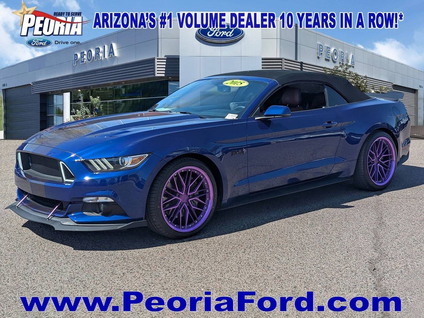 2015 Ford Mustang GT Premium — Convertible — 35,071 mi — Peoria, AZ