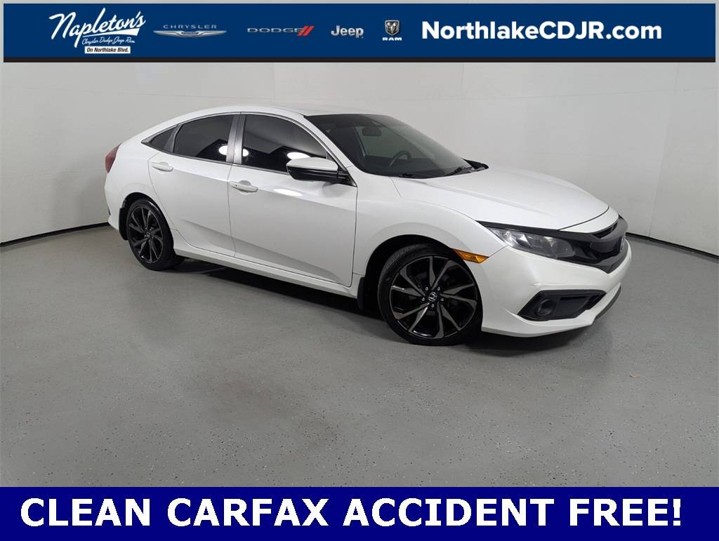 2019 Honda Civic Sport — Sedan — 77,677 mi — Lake Park, FL