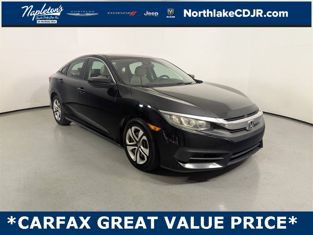 2016 Honda Civic LX — Sedan — 120,484 mi — Lake Park, FL