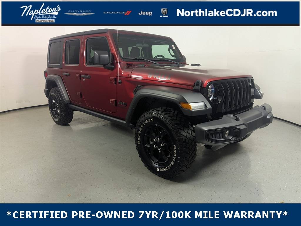 2022 Jeep Wrangler Willys — SUV — 29,990 mi — Lake Park, FL