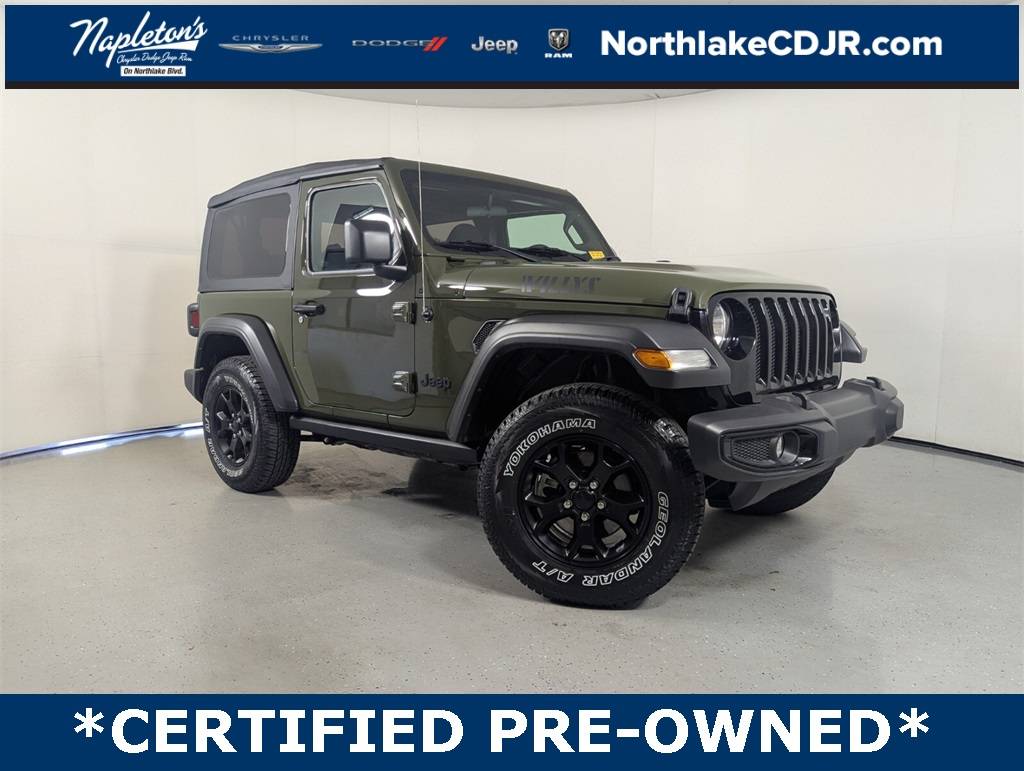 2021 Jeep Wrangler Willys Sport — SUV — 27,471 mi — Lake Park, FL