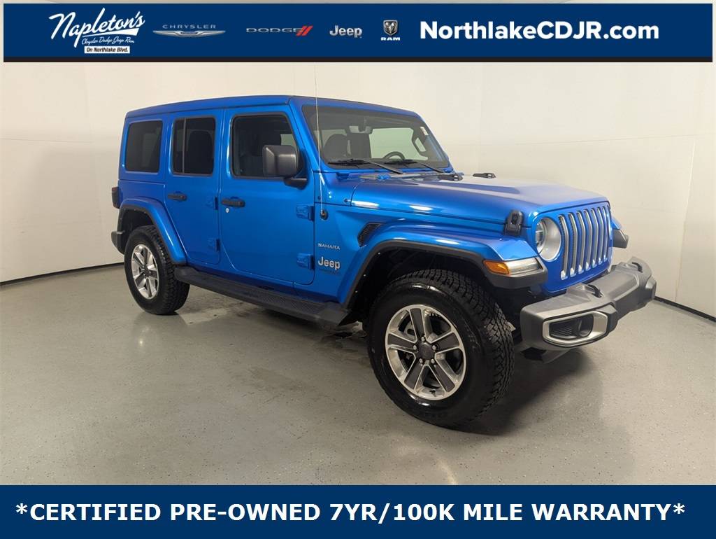 2022 Jeep Wrangler Sahara — SUV — 22,629 mi — Lake Park, FL