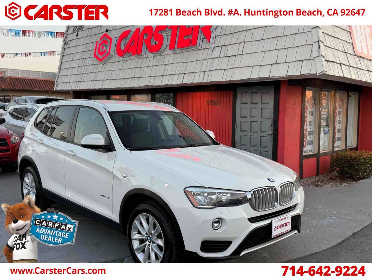 2017 BMW X3 28i — SUV — 66,561 mi — Huntington Beach, CA
