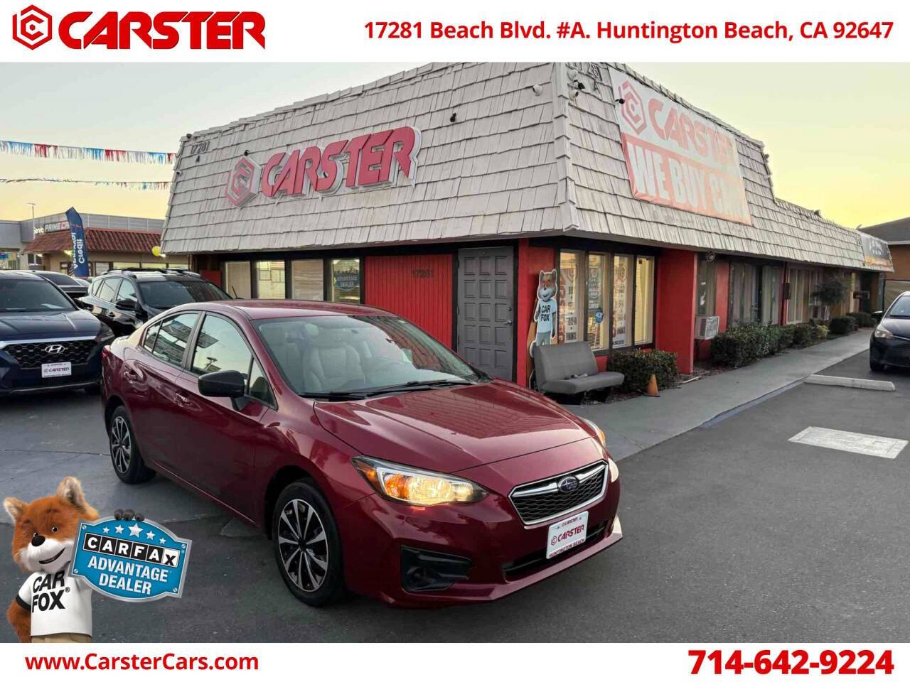 2019 Subaru Impreza 2.0i — Sedan — 102,622 mi — Huntington Beach, CA