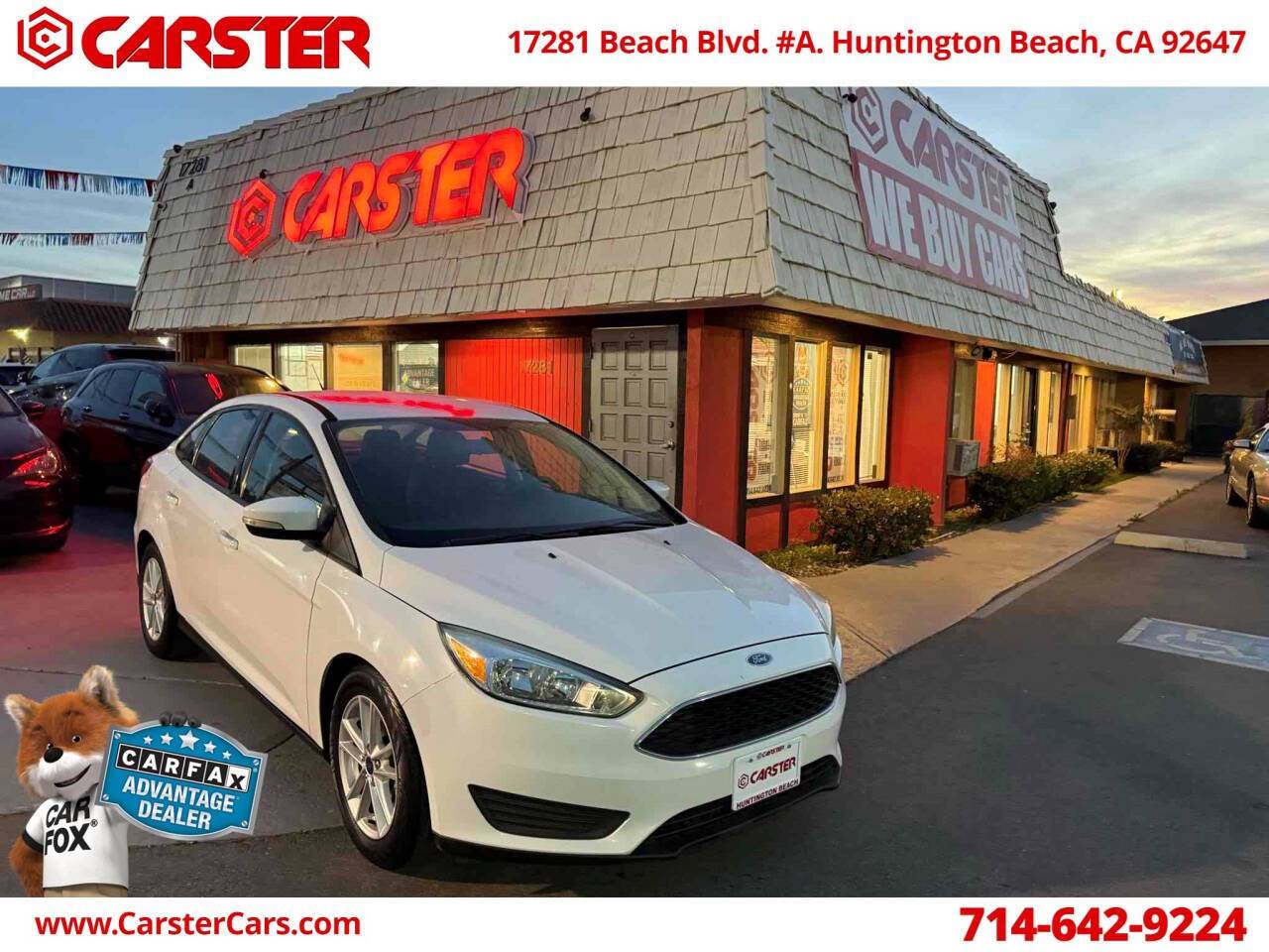 2016 Ford Focus SE — Sedan — 38,428 mi — Huntington Beach, CA