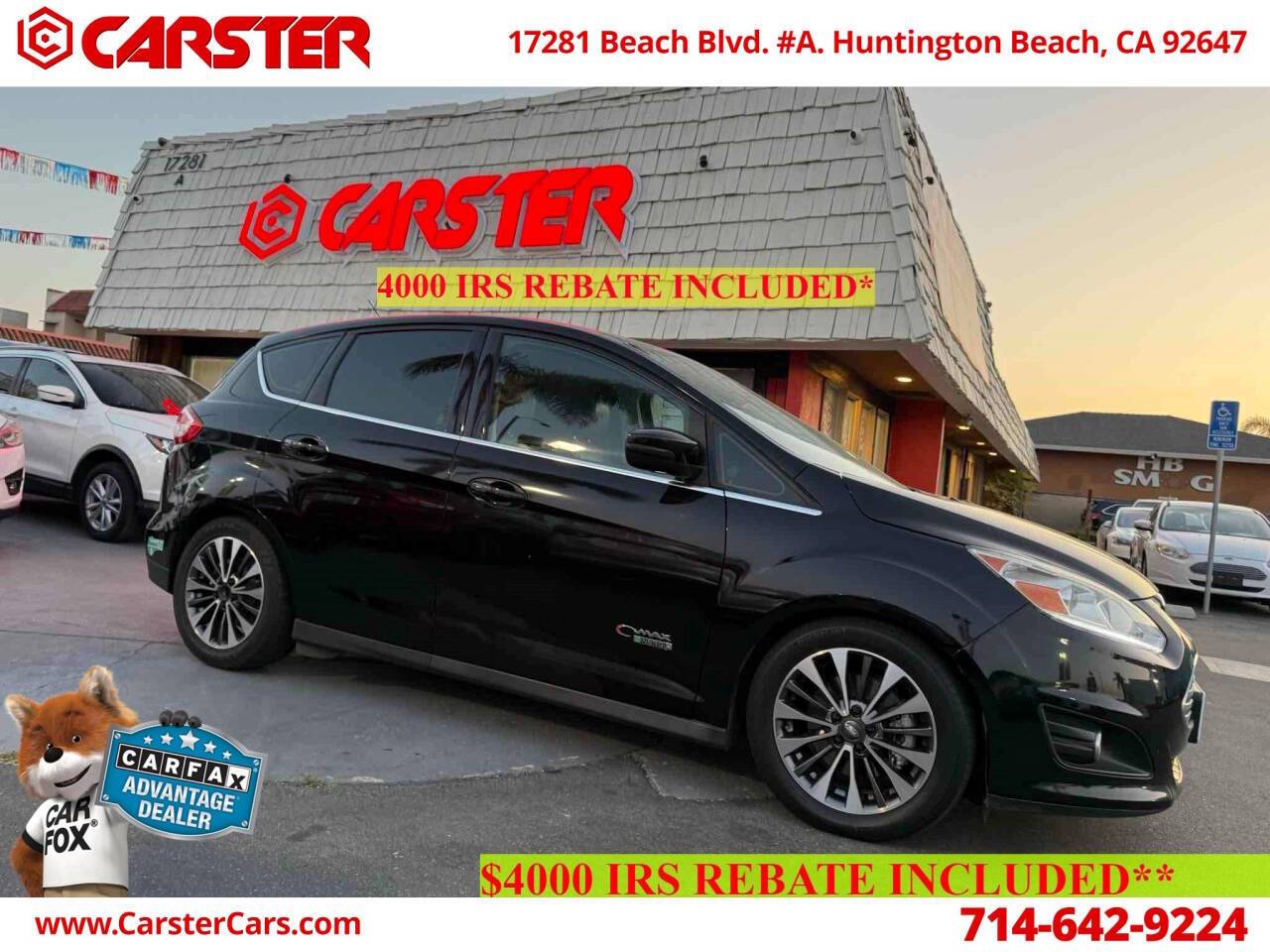 2017 Ford C-Max Energi Titanium — Hatchback — 57,961 mi — Huntington Beach, CA