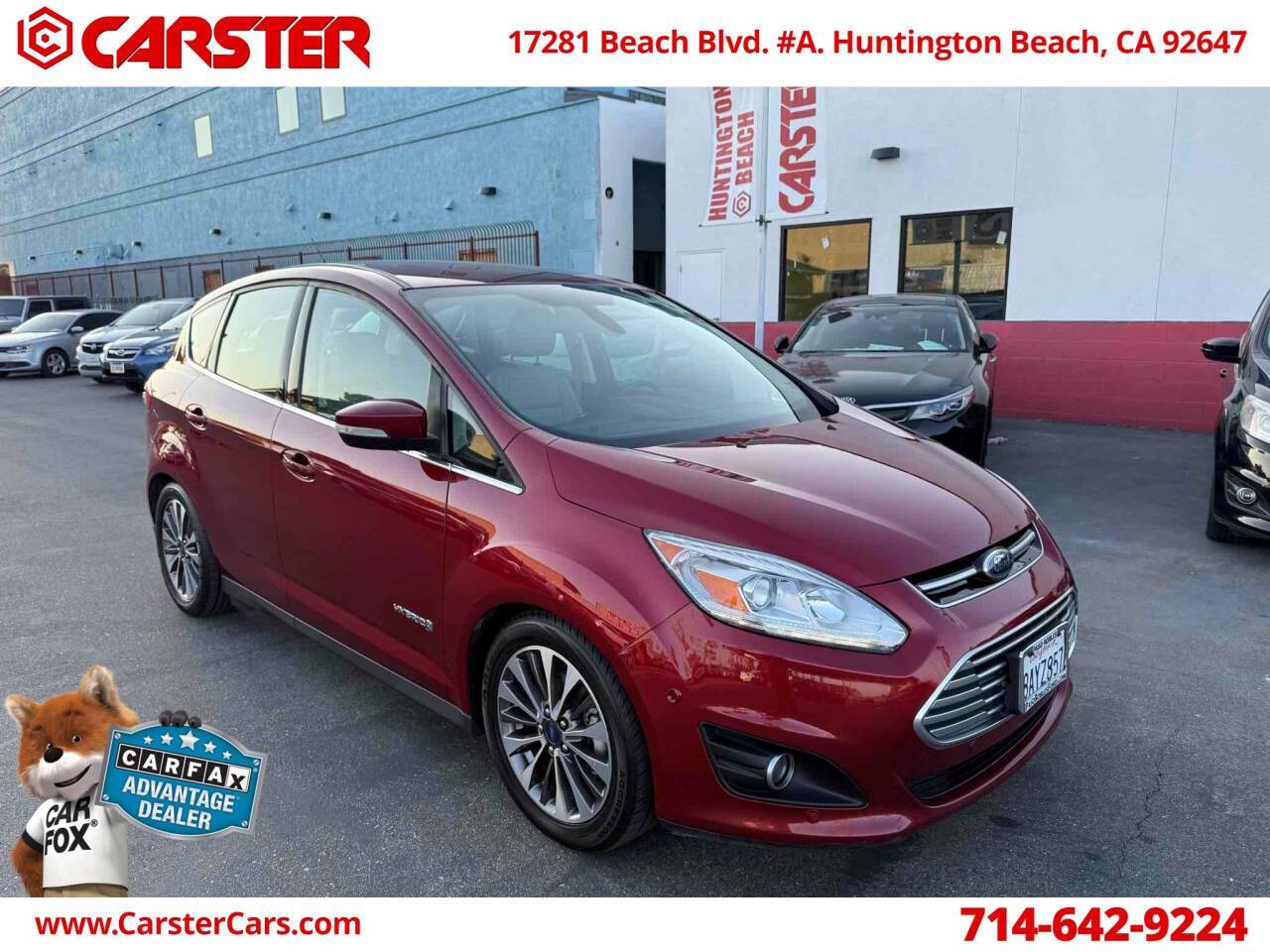 2017 Ford C-Max Hybrid Titanium — Hatchback — 55,633 mi — Huntington Beach, CA