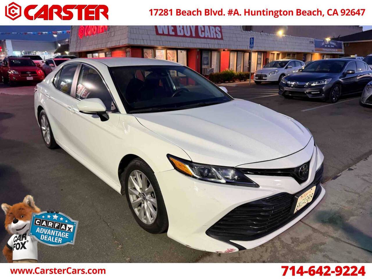 2019 Toyota Camry LE — Sedan — 78,052 mi — Huntington Beach, CA